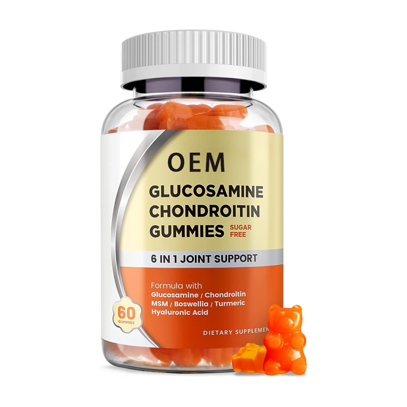 OEM Joint Supplement Bone Healthy Sugar Free Glucosamine Chondroitin Gummies MSM Gummy Vitamin E Joint Lubrication