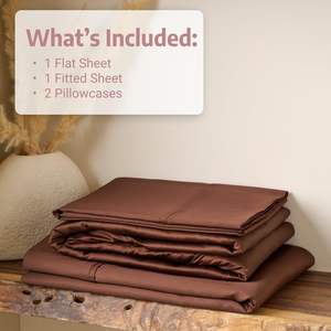 Juego de Sábanas Weddingly Supima Cotton King de 4 Piezas, 100% Algodón Americano, 15 Pulgadas de Profundidad, Sin Arrugas - Product Image 4