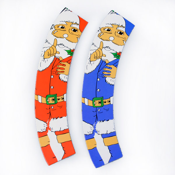 Веселая новинка оптическая иллюзия волшебный трюк растущий Санта