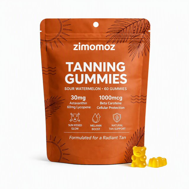 OEM Best-Selling Beauty Products Sunless Tanning Gummies Lycopene Achieve Natural Bronze Glow Vegan Sugar-Free Moisturizing