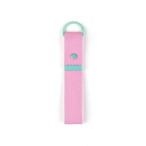 Porte-clés mousqueton style Instagram avec étiquettes nominatives Macaron Color Macaron Candy pour cartes d'identité d'enfants - Product Image 3