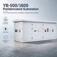 Subestación Compacta de Transformación con Interruptor de Carga al Vacío de 630A, Tipo Caja Europea YB, para Sistemas Fotovoltaicos de 6kV a 35kV