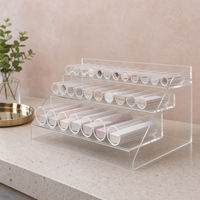 Présentoir en tube acrylique rond pour comptoir de boutique, vitrine, diamètre et longueur personnalisés