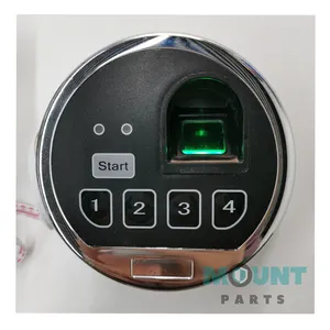 Kunci bermotor mekanis, kunci aman pistol tanpa kunci sidik jari biometrik pintar elektronik