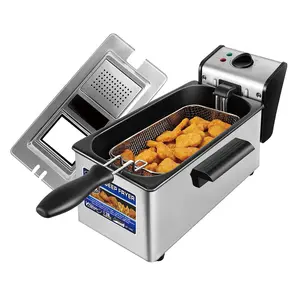 Máquina de fritadeira elétrica de tanque único, kfc, batatas fritas, batatas, batatas, equipamento de coleta de aço inoxidável, venda imperdível