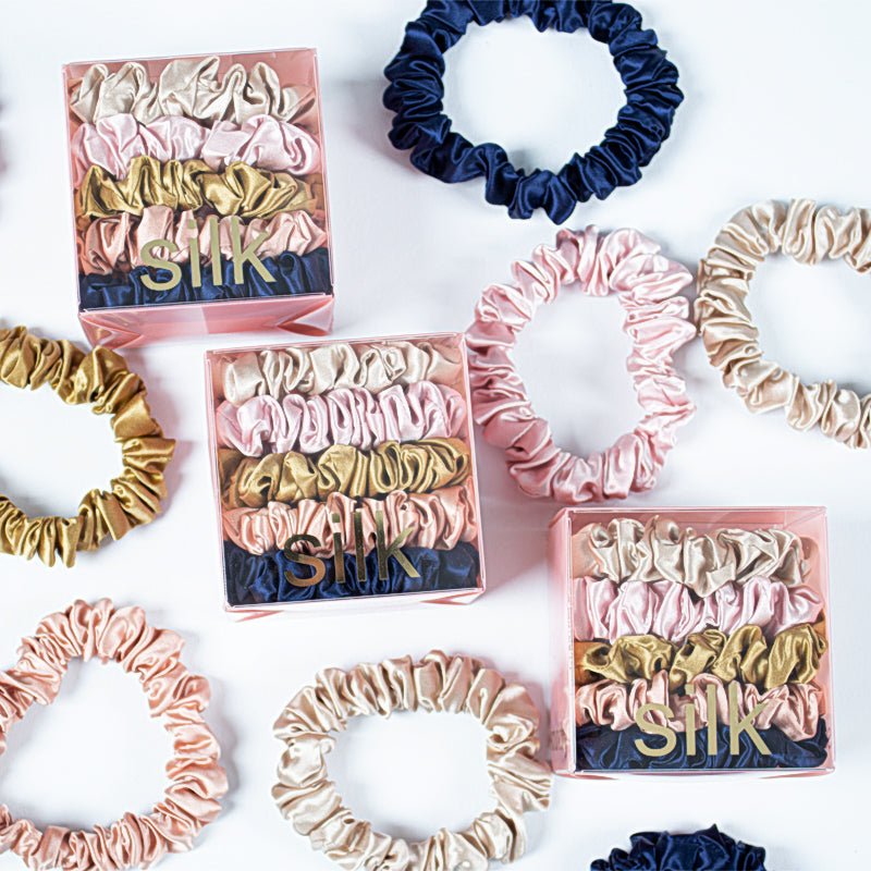 Женские розовые шелковые резинки, 1 см, с логотипом на заказ, шелковые аксессуары для волос, женские резинки для волос «конский хвост», 100% шелковые резинки из шелка Mulberrys