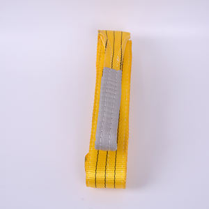 고강도 40 톤 폴리에스터 WLL 6:1 플랫 아이 짠 R 리프팅 및 취급 웨빙 슬링 - Product Image 4