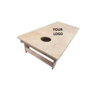 Gioco di Lancio Cornhole Personalizzato DM per Esterni, Tavola in Legno di Pino da 48'' con Sacchi di Sabbia, Gioco Sportivo da Giardino per Adulti - Product Image 3