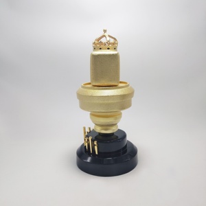Bilibili <span class=keywords><strong>Youtube</strong></span> bouton de lecture poupée plaqué or émission de télévision trophée métal artisanat Statue Figurine <span class=keywords><strong>prix</strong></span> Souvenir cadeau - Product Image 4
