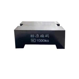 Veidt Balanza de camiones con pesas de hierro chapado en acero M1 M2 500kg, calibración estándar para pruebas de fundición M1 M2 1000kg 1t 2t - Product Image 4