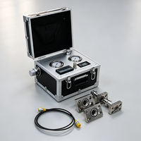 Medidor Digital 3 en 1 Portátil para Pruebas Hidráulicas, Medidor de Flujo, Presión y Temperatura para Diagnóstico de Sistemas de Bombas y Motores Hidráulicos