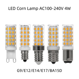 <span class=keywords><strong>Led</strong></span> G9 E12 E14 <span class=keywords><strong>E17</strong></span> Ba15d <span class=keywords><strong>5W</strong></span> 500lm gốm ngô đèn bóng đèn ánh sáng độ sáng cao đèn chùm pin chiếu sáng phổ điện áp - Product Image 2