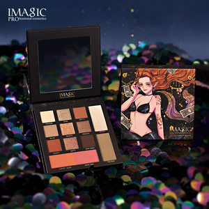 IMAGIC Palette Trucco Sirena Tutto in Uno All'Ingrosso, 9 Ombretti, <span class=keywords><strong>2</strong></span> Blush, Illuminante, Contouring, Alta Pigmentazione, Facile da Sfumare - Product Image 4