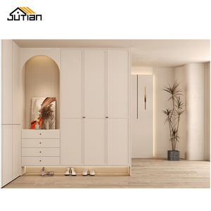 ארון נעליים מודרני ארון אחסון נעליים מאחורי קיר דלת קיר רכוב במסדרון דק אולטרה דק - Product Image 3