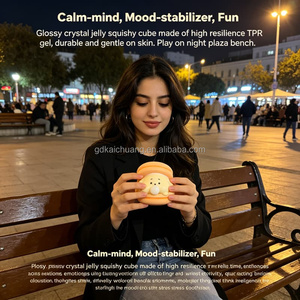 Mainan Kantor Portabel Kotak Misteri <span class=keywords><strong>Burger</strong></span> Gelembung Macaron Kartun Hadiah Squishy Vent Squishy Kulit Lembut untuk Anak-anak Dewasa Relaksasi Sehari-hari - Product Image 5