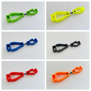 Northern Mu <b>Plastic</b> Glove Clip Multi Functional Safety Fastener With Metal <b>Hook</b> Outdoor Work 16g Upgraded Thickened POM Material - Product Image 4