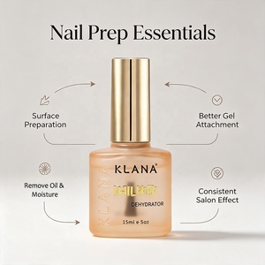 KLANA Factory Direct Supply 3S Air Dry Nail Prep Dehydrator รุ่นปรับปรุง 15 มล. น้ำยาเตรียมหน้าเล็บใส ช่วยเพิ่มการยึดเกาะของเล็บ ขจัดน้ำมันบนพื้นผิวเล็บ - Product Image 4