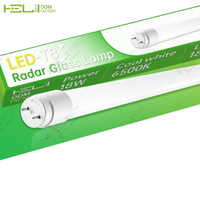 Tubo de Luz LED T8 de Vidrio con Radar, Económico y de Alta Calidad, G13 18W 1800LM, Luces LED Inteligentes para el Hogar