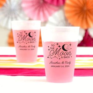 Vasos Personalizados para Toda Ocasión - Vasos de Plástico con Temática ROMÁNTICA para Regalos - Product Image 6