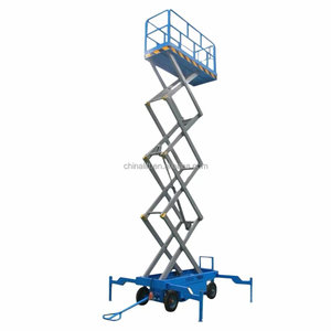 Plateforme <span class=keywords><strong>élévatrice</strong></span> à ciseaux mobile ZTCL à 4 roues, 300 kg, 6 m, hydraulique, pour travaux en hauteur, <span class=keywords><strong>location</strong></span>, chantier de construction - Product Image 2