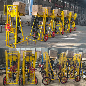 Yeni tasarım güçlü zemin derin sonrası delik kazıcı 6500r/min 2.2KW manuel toprak Augers tekerlekler ile - Product Image 4