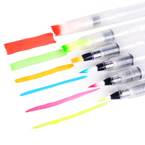Logo et emballage personnalisables Pinceau à eau rechargeable Stylo de calligraphie Cheveux en nylon pour dessin et peinture en couleur - Product Image 2