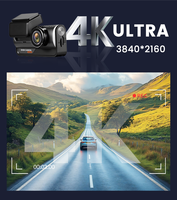 Cámara para Coche con Grabación de Video 4G LTE 4K y 1K, Doble Lente, ADAS/BSD, GPS, Monitoreo de Estacionamiento 24 Horas, Impermeable y Visión Nocturna
