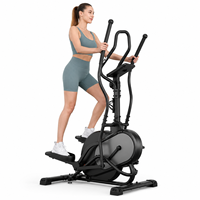 Conception ergonomique, stable, professionnel, appareil de cross-training elliptique pour la maison, résistance magnétique, écran LCD, durable, respectueux de l'environnement
