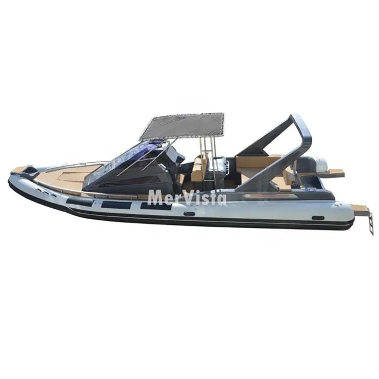 32FT Achilles Hypalon Rib Boat 960 mit Fiberglas Rumpf boden zum Tauchen