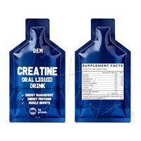 Sachet de créatine liquide à portion individuelle - Absorption rapide, créatine pré-entraînement pour la musculation et l'entraînement