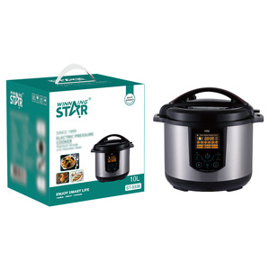 Cuisinière électrique à pression Winningstar 10L en acier inoxydable multifonctionnelle avec affichage numérique et fonction de maintien au chaud - Product Image 1