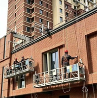 Plateforme suspendue en aluminium Zlp630 Zlp800, nacelle murale, élévateur de chantier, plateforme de suspension