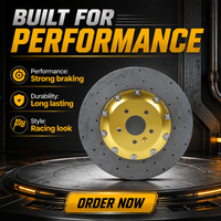 Nouveau disque de frein en céramique de carbone Rotor revêtement en carbure de silicium CCB Kit de rupture 405-410mm pour Lotus Elise Exige Evora Esprit Europa