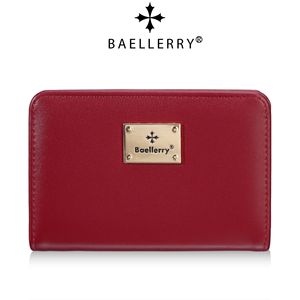 กระเป๋าสตางค์ผู้หญิงแบบยาว Baelerry ทำจากหนัง PU มีช่องใส่บัตรหลายช่อง ตัวล็อคโลหะ ความจุเยอะ สีพื้น ใช้ได้ทุกวัน - Product Image 5