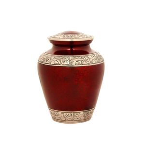 Urna de cremación de Metal hecha a mano para cenizas, suministros funerarios, disponibles a precio de venta al por mayor de la India - Product Image 2