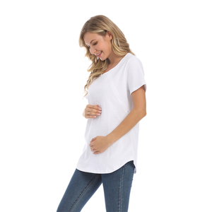 T-shirts minimalistes respirants <span class=keywords><strong>en</strong></span> jersey de coton tricoté pour femmes, qualité supérieure ODMPremium, col rond, manches courtes, 180g, tailles XS-5XL, grandes tailles - Product Image 6