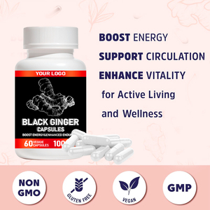 แคปซูลขิงดำแบบกำหนดเองสำหรับแบรนด์ส่วนตัว ผลิตโดยโรงงาน OEM เพิ่มพลังงานและเสริมสร้างความทนทาน - Product Image 5