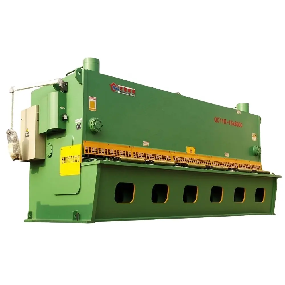 Huaxia machine QC11K Hydraulic guillotine shearing machine/High precision QC11K series cnc guillotine hydraulic shearing machine