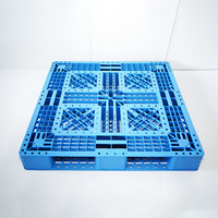 Palettes en plastique PP robustes 1200x1000x150mm, palettes Euro à simple face, entrée 4 directions, dimensions standard, charge dynamique 1500kg