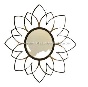 Espejo de Pared Dorado Moderno de Lujo, Decoración de Pared para el Hogar, Espejo de Vidrio de Lujo para Decoración de Pared, Fabricante - Product Image 1