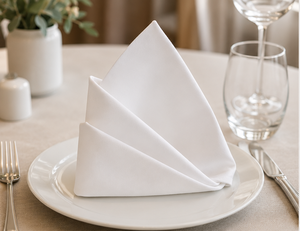 Commercial White Cotton Cloth Napkins Wholesale Square <b>Table</b> Napkin Custom Soft For Restaurant Wedding Banquet Hall - Product Image 2