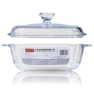 Olla de Vidrio para Microondas al por Mayor, 0.8L 1.2L 1.5L, Cuadrada Transparente con Tapa, <span class=keywords><strong>Travessa</strong></span> de Vidro, Ollas de Vidrio - Product Image 6