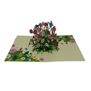 Tarjeta <span class=keywords><strong>de</strong></span> Felicitación Plegable Rectangular con Flores <span class=keywords><strong>de</strong></span> Hortensia 3D Pop-Up, Personalizada, <span class=keywords><strong>de</strong></span> Papel, <span class=keywords><strong>para</strong></span> Amigos, Superventas - Product Image 4
