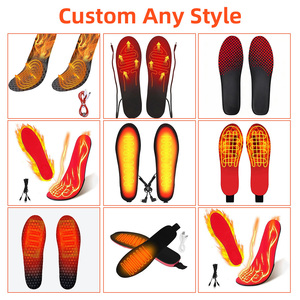 Logo personnalisé <span class=keywords><strong>Semelles</strong></span> <span class=keywords><strong>chauffantes</strong></span> épaisses <span class=keywords><strong>Semelles</strong></span> <span class=keywords><strong>chauffantes</strong></span> électriques étanches Semelle intérieure chauffante pour sport de plein air <span class=keywords><strong>ski</strong></span> par temps froid - Product Image 3