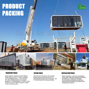 Casa Contenedor Moderna de Lujo, Prefabricada, Modular, Tipo Cabaña Apple, para Villa o Apartamento, en <span class=keywords><strong>Venta</strong></span> - Product Image 6