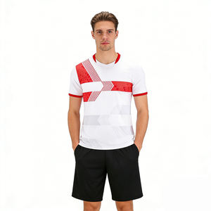 Maillot de football personnalisé de qualité OEM, imprimé par sublimation, séchage rapide, respirant, avec logo personnalisé, unisexe, pour entraînement et matchs, vêtements de football - Product Image 5