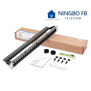 CAT6 Fibre Optique <span class=keywords><strong>RJ45</strong></span> 48 Panneau <span class=keywords><strong>de</strong></span> Brassage 24 Port Cat6 UTP STP ODF Cadre <span class=keywords><strong>de</strong></span> Distribution Rack Cabinet Keystone Module - Product Image 4
