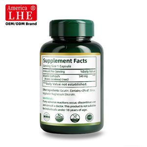 Suplemento Nutracéutico Shecome Black Cohosh, Fabricante de Suplementos, Apoyo al Equilibrio para Mujeres, 100 Cápsulas de Black Cohosh - Product Image 6