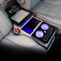 Boîte d'accoudoir de voiture en noyer, boîte de rangement centrale pour le contenu, pour Citroën, accessoires de style automobile, boîte d'accoudoir de voiture universelle de 24 cm