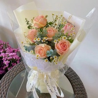 Großhandel Wasserdichtes Koreanisches Papier für Blumen Luxus-Geschenkpapier Einfaches Verpackungspapier